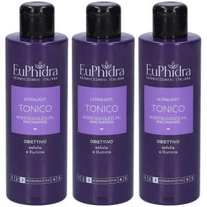 Acquista Online euphidra ultralight tonico acido glicolico 3x200 ml e Cerca l'offerta più bassa