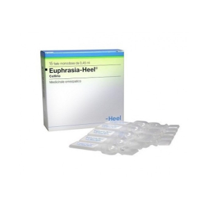 euphrasiaheel collirio 15 flaconi monodose bugiardino cod: 800467060 