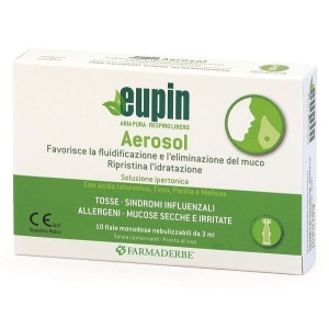 Acquista Online Eupin aerosol 10 fiale monodose nebulizzabili 50 ml e Cerca l'offerta più bassa