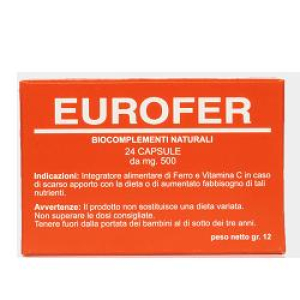 eurofer 24 capsule 500mg bugiardino cod: 907196113 