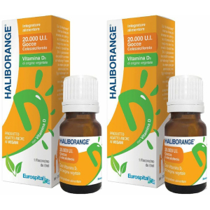 Acquista Online eurospital haliborange® vitamina d3 20.000 ui gocce set da 2 2x8 ml go e Cerca l'offerta più bassa