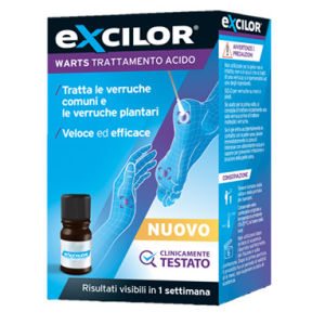 excilor warts trattante acido 4ml bugiardino cod: 979683075 