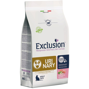 Acquista Online exclusion gatto diet urinary adulto maiale, piselli & riso 300 gr e Cerca l'offerta più bassa