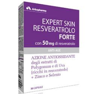 expert skin resveratrolo forte 30 bugiardino cod: 922467877 