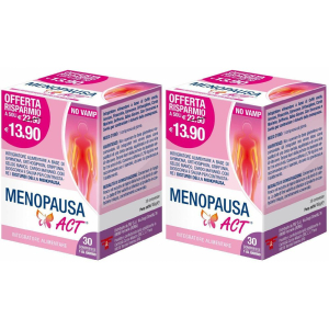 Compra Online f&f menopausa act compresse set da 2 2x30 pz e Trova l'offerta più bassa