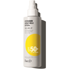 Compra Online face d hydrasun latte solare spray spf50+ per viso & corpo 150 ml e Trova l'offerta più bassa