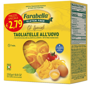 Compra Online farabella tagliatelle all’uovo senza glutine 250 g e Trova l'offerta più bassa