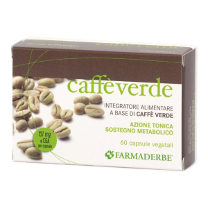Compra Online farmaderbe caffè verde - integratore alimentare con estratto di caffè verde, 60 capsule e Trova l'offerta più bassa