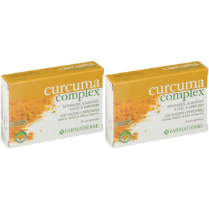 Compra Online farmaderbe curcuma complex set da 2 2x30 pz compresse e Trova l'offerta più bassa
