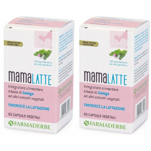 Compra Online farmaderbe mamalatte capsule set da 2 2x60 pz e Trova l'offerta più bassa