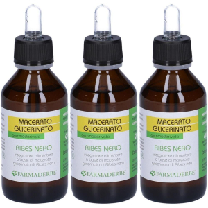 Compra Online farmaderbe ribes nero macerato glicerico gocce 3x100 ml compresse e Trova l'offerta più bassa