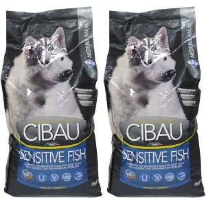 Compra Online farmina® cibau sensitive fish maxi set da 2 2x12000 g pellets e Trova l'offerta più bassa