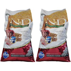 Compra Online farmina® n&d ancestral grain canine chicken & pomegranate puppy - medi e Trova l'offerta più bassa