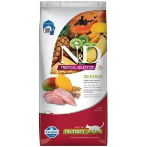 Farmina n&d cat tropical selection neutered chicken per gatti sterilizzati 10kg russo mangimi