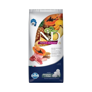 Farmina n&d dog medium & maxi tropical selection lamb per cani adulti 10kg russo mangimi