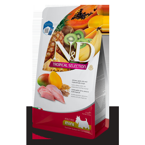 Farmina n&d dog mini tropical selection chicken per cani adulti 5kg russo mangimi