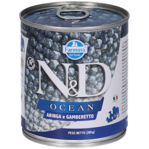 Compra Online farmina n&d dog ocean sea aringa & gamberetto 5x285 g e Trova l'offerta più bassa