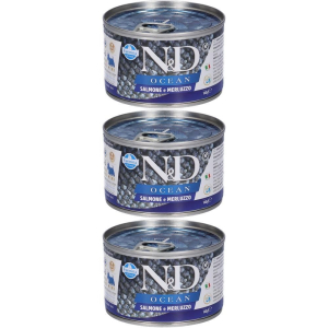 Compra Online farmina n&d dog ocean sea salmone & merluzzo adult mini 3x140 g e Trova l'offerta più bassa