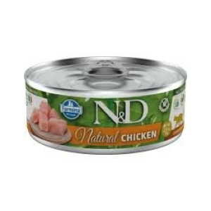 Farmina n&d natural con pollo wet food per gatti adult 70 g mangime