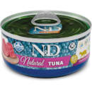 Compra Online farmina n&d natural tuna e chicken cibo umido gatti adulti lattina 140g n&d adult e Trova l'offerta più bassa