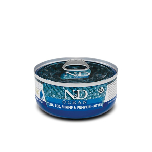Farmina n&d ocean con tonno calamaro e gamberetto wet food per gatti a