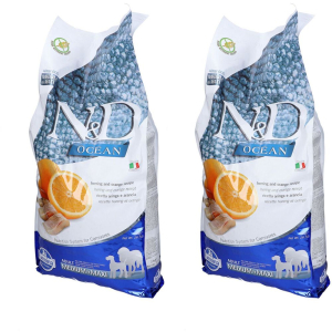 Compra Online farmina® n&d ocean herring & orange adult medium maxi set da 2 2x120 e Trova l'offerta più bassa