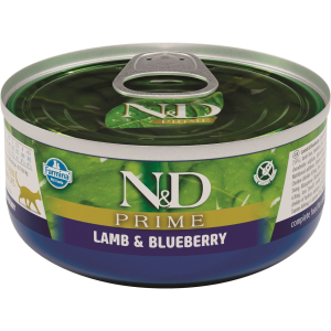 Farmina n&d prime con agnello e mirtillo wet food per gatti adult 70 g