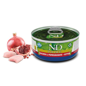 Compra Online farmina n&d prime con pollo e melograno wet food per gatti kitten 70 g e Trova l'offerta più bassa