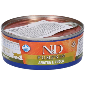 Compra Online farmina n&d pumpkin anatra & zucca wet food gatti 8x70 g e Trova l'offerta più bassa