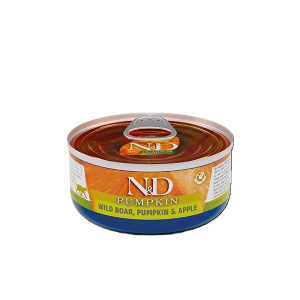 Farmina n&d pumpkin con cinghiale zucca e mela wet food per gatti adul