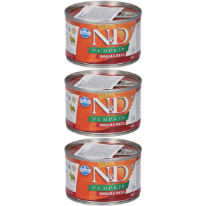 Compra Online farmina® n&d pumpkin quail wet food adult mini 3x140 g e Trova l'offerta più bassa