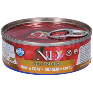 Compra Online farmina n&d quinoa per gatti adulti con quaglia e cocco 6x80 g e Trova l'offerta più bassa
