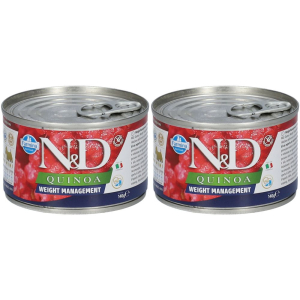 Compra Online farmina® n&d quinoa weight management mini wet food set da 2 2x140 g m e Trova l'offerta più bassa