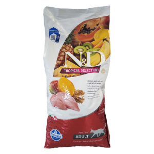 Farmina n&d ricetta pollo, farro, avena e frutti tropicali 10000 g man
