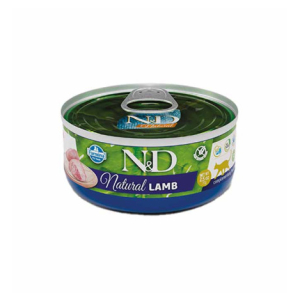 Compra Online farmina natural & delicious natural agnello per gatti 140g russo mangimi e Trova l'offerta più bassa