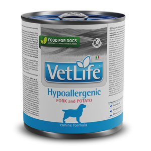 Farmina vet life hypoallergenic maiale e patate per cani adulti lattina 300g