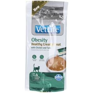 Compra Online Farmina vet life obesity healthy creamy treat con pollo e tonno 60 g m e Trova l'offerta più bassa