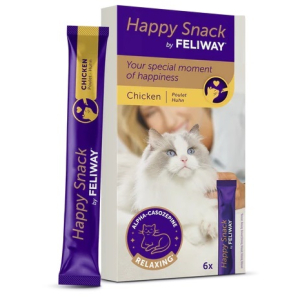 Feliway happy snack stick pollo per gatti 6 pezzi