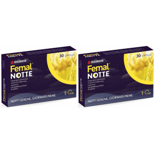 Compra Online femal notte integratore alimentare capsule set da 2 2x22 g e Trova l'offerta più bassa