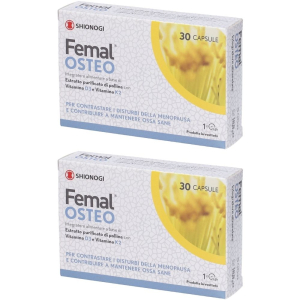 Compra Online femal osteo integratore alimentare capsule set da 2 2x18,8 g e Trova l'offerta più bassa