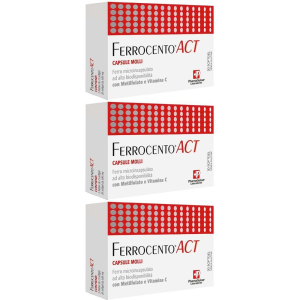 Compra Online ferrocento act 30 capsule molli 3x36 g e Trova l'offerta più bassa