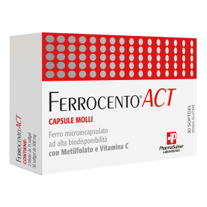 Compra Online ferrocento act 30 capsule molli e Trova l'offerta più bassa