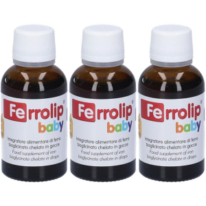 Compra Online ferrolip baby gocce gusto pesca 3x30 ml orali e Trova l'offerta più bassa
