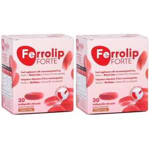 Compra Online ferrolip forte 30 stick packs da 1,8 g gusto limone set da 2 2x30x1,8 e Trova l'offerta più bassa