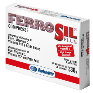 ferrosil plus 30cpr bugiardino cod: 947194546 