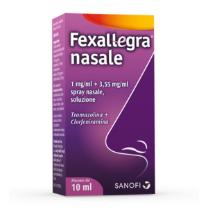 fexallegra nasale spray flacone 10ml bugiardino cod: 027910013 
