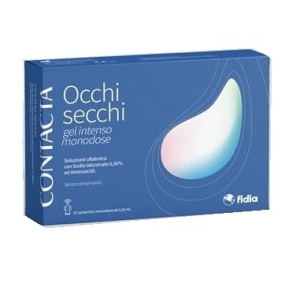 Compra Online Fidia contacta occhi secchi gel intenso - gel oftalmico lubrificante, 15 contenitori da 0,35 ml e Trova l'offerta più bassa