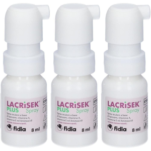 Compra Online fidia lacrisek® plus spray oculare 3x8 ml e Trova l'offerta più bassa