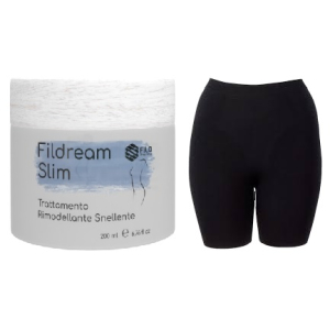 Compra Online fildream slim trattamento rimodellante snellente kit l/xl 1 crema 200 ml 1 pantaloncino l/xl e Trova l'offerta più bassa