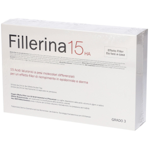 Compra Online fillerina 15 ha base grado 3 flacone 30+30 ml 60 soluzione e Trova l'offerta più bassa